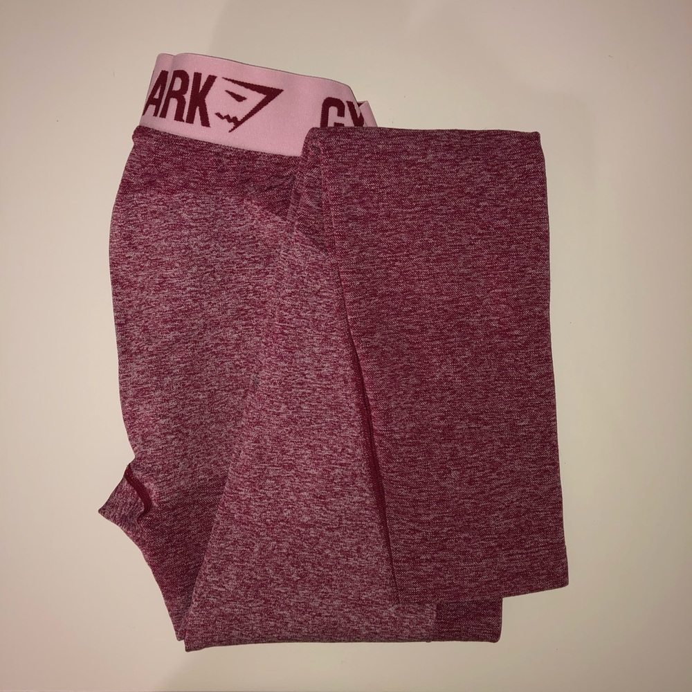 Gymshark Flex Leggings Beet Marl size small